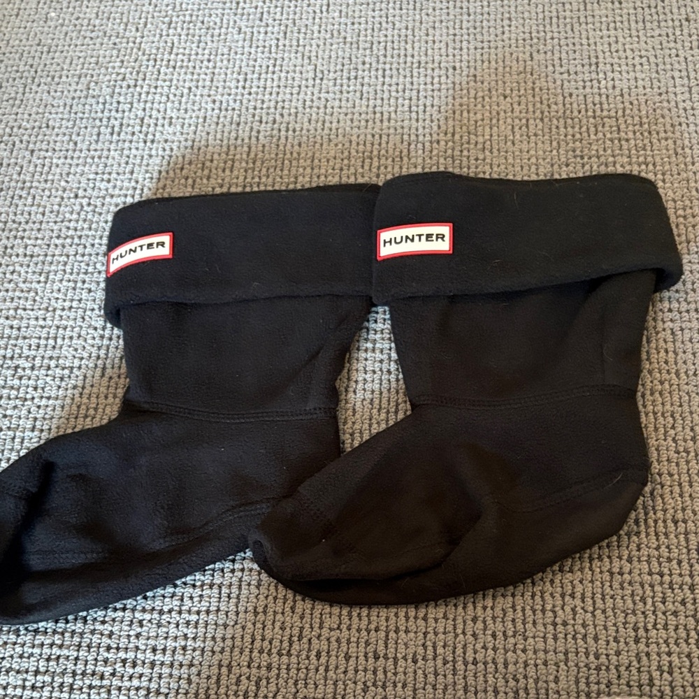 Hunter Black Fleece Boot Socks